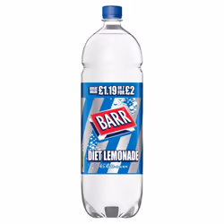 Barr Diet Lemonade 2L Bottle (Pack of 6)
