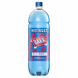 Barr Bubblegum 2L Bottle 2Ltr (Pack of 6)