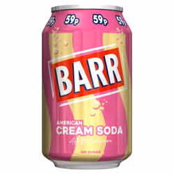 Barr American Cream Soda 330ml (Pack of 24)