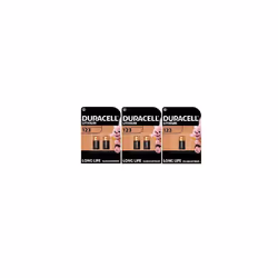 5 x Duracell 123 Lithium Batteries (2 Blister Packs of 2 Batteries + 1 Blister with 1 Battery) 5 Batteries (CR123 / CR123A / ...