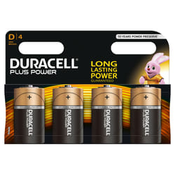 Duracell Plus Power Single-use battery D Alkaline