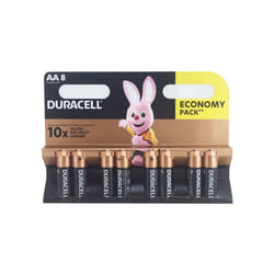 Duracell Alkaline AA/LR6 Batteries - Pack of 8