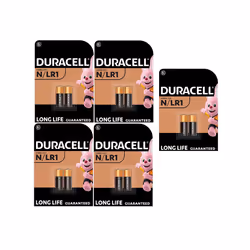 10 x Duracell N/LR1 E90 (5 Blister Packs of 2 Batteries) 10 Batteries
