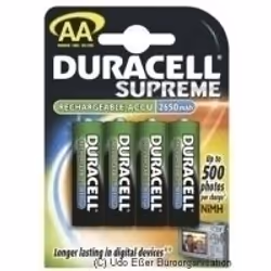 Duracell HR6 AA 4-pack, Rechargeable battery, Nickel-Metal Hydride (NiMH), 1.2 V, 4 pc(s), 2650 mAh, 119 x 84 x 15 mm