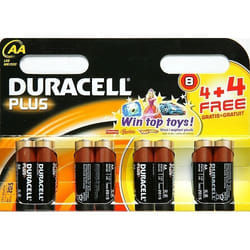Duracell Plus AA 4 + 4 Pack Single-use battery