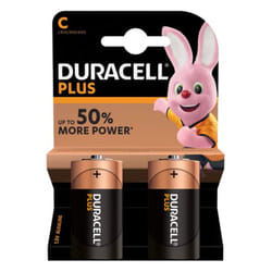 Duracell Plus MN1400 - Battery 2 x C type Alkaline
