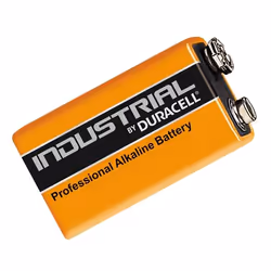 Duracell Alkaline, Industrial, 9 V, Single-use battery, 9V, Alkaline, 9 V, 10 pc(s), Black, Yellow
