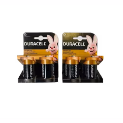 Duracell AA, AAA, D, C, 2032, 9V  (LR14 LR20 6LR61 CR2032 Variety) Batteries - D x 4pc