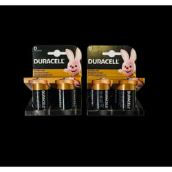 Duracell AA, AAA, D, C, 2032, 9V  (LR14 LR20 6LR61 CR2032 Variety) Batteries - D x 4pc