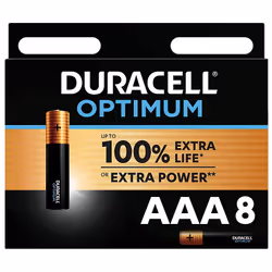 Duracell 5000394137714, Single-use battery, AAA, 8 pc(s), Multicolour