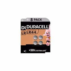 Specialty LR44 Alkaline Button Battery 1,5V, pack of 8 (76A / A76 / V13GA) designed for use in toys, calculators and measurem ...