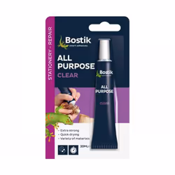 Bostik ALL PURPOSE CLR GLUE 20ML PK6