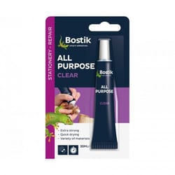 Bostik ALL PURPOSE CLR GLUE 20ML PK6