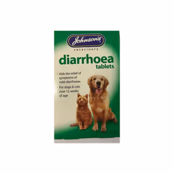 Johnson's Diarrhoea Relief Tablets for Cats & Dogs (12 tablets)