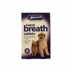 Johnson's Sweet Breath Tablets for Cats and Dogs (30 tablets)