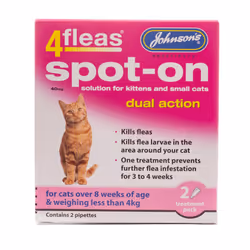 Johnson's 4 Flea Spot-On Kitten & Cats under 4kg