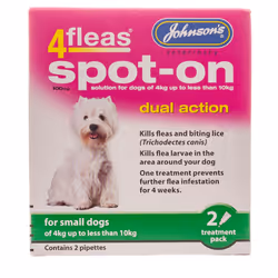 Johnson's 4Fleas Spot-On Dual Action for Small Dogs