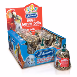 Jvp Treat2eat Cockatiel/parrot Nut & Honey Bell 50g (Pack of 15)