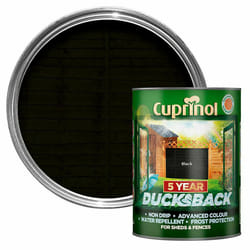 Cuprinol Ducksback 5 Year Waterproof 5L - Black