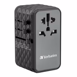 Verbatim UTA-06 100W GaN III Universal Travel Adapter with 2 x USB-C PD & QC 4+ & 2 x USB-A QC 3.0 ports - Additional view 8