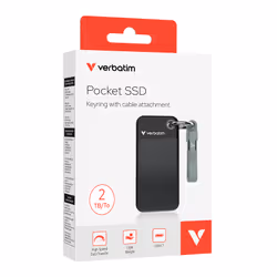 Verbatim Pocket SSD USB 3.2 Gen 2 2TB Black/Grey - Additional view 2
