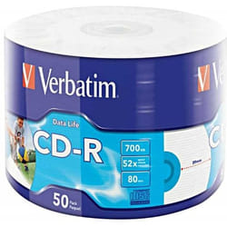 Verbatim 50x CD-R 700 MB 52x 50 pc(s)