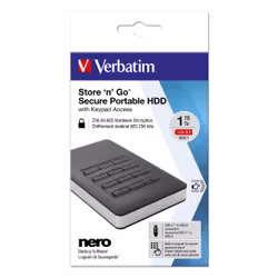 Verbatim Store 'n' Go Secure Portable HDD with Keypad Access 2TB - Additional view 4