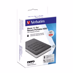 Verbatim Store 'n' Go Secure Portable HDD with Keypad Access 2TB - Additional view 5