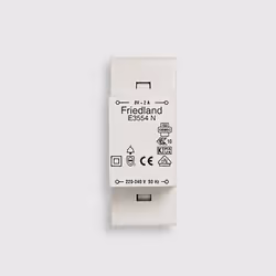 Friedland E3554N, 220 - 240 V, 50 Hz, 8 V, 2 A, Grey, 34 mm