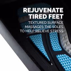 Fellowes Foot Rest Under Desk - Energizer Foot Support Ergonomic Foot Rest with 3 Height Adjustable Positions & Massage Textured Surface - Foot Rest Stool for Office & Home - Charcoal - Additional view 5