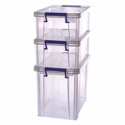 Fellowes ProStore, Storage box, Blue, White, Rectangular, Polypropylene (PP), Monochromatic, White