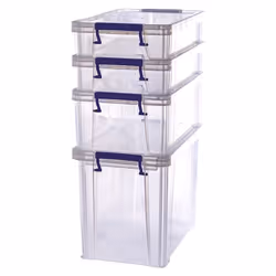 Fellowes ProStore, Storage box, Blue, White, Rectangular, Polypropylene (PP), Monochromatic, White