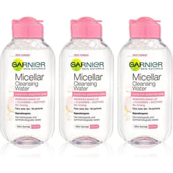 3x Garnier MICELLAR Cleansing Water Hypoallergenic Sensitive Skin 125ml