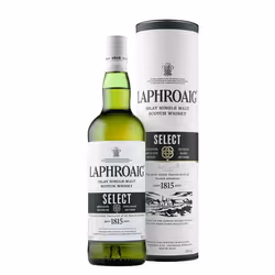 Laphroaig Select, 0.7 L, Scotland, Islay, 40%, Peat first, then ripe red fruits with a hint of dryness., Sweet up front then ...