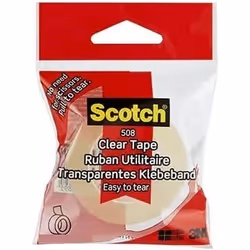Scotch 508 Transparent Tape Easy to Tear 25mm x 50m (Pack 1) 710021320