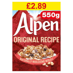 Alpen Original 550g ( pack of 6 )