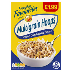 Weetabix Multigrain Hoops 375g ( Pack of 8 )