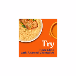 Roasted Garlic Microwave Rice, Bulk Multipack 6 x 220g pouches