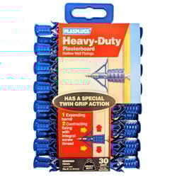 Plasplugs SHCF553 Heavy Duty Plasterboard Hollow Cavity Wall Fixings Pack of 30