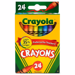 Crayola Wax Crayons (Pack of 24)