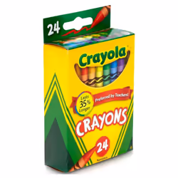 Crayola Wax Crayons (Pack of 24)
