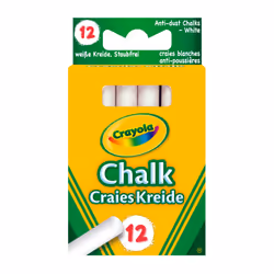 Crayola 12 white Chalks
