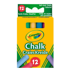 Crayola 12 coloured chalk