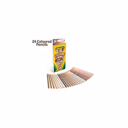 Colours of The World - 24 Colors of Multicultural Crayons, Markers, Pencils and 48 Page Colouring & Activity Book Art Bundle, Gift for Kids, School