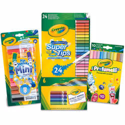 - Markers Super Set, Art& Craft Value, Home and Back to School Colouring Supplies, Gift for Kids, Age 6+