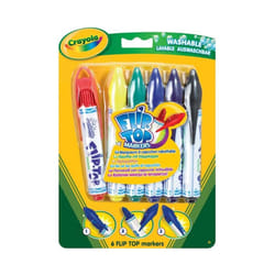 Crayola 6 Flip Top Markers