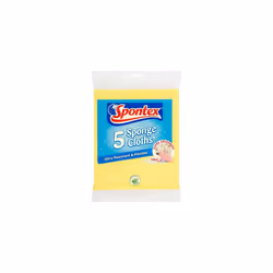 Spontex Sponge Cloths - Pack of 5