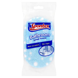 Spontex Bathroom Non Scratch Sponge Scourer 1pk