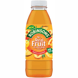 Robinsons Real Fruit Peach & Mango Juice Drink - 24x500ml