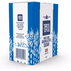 TATE & LYLE Tate & Lyle White Granulated Sugar Tub (Pack 3Kg)